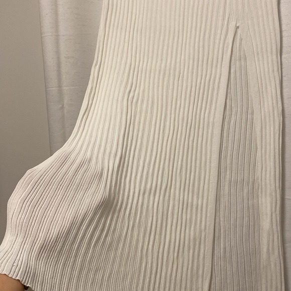 NWOT Wilfred White Slit Knit Skirt size S - Picture 3 of 7